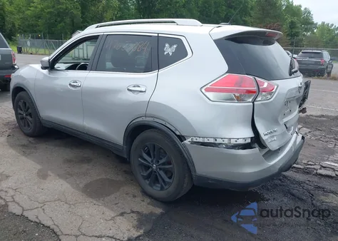 2015 Nissan Rogue Sv z USA, uszkodzony, nr VIN KNMAT2MV3FP537460